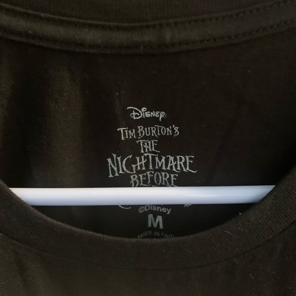 NWOT Black Nightmare Before Christmas Jack Skellington T-Shirt - Picture 4 of 4
